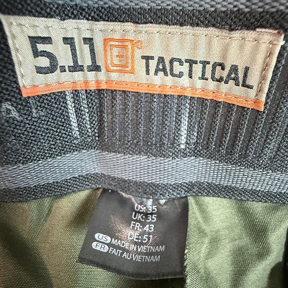 NWT 5.11 PDU A‑Class Twill Pant 35 Unhemmed Sheriff Green Straight Fit Uniform - Picture 4 of 13